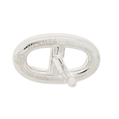 Hermes Sterling Silver TPM Farandole Earrings 4 of 4