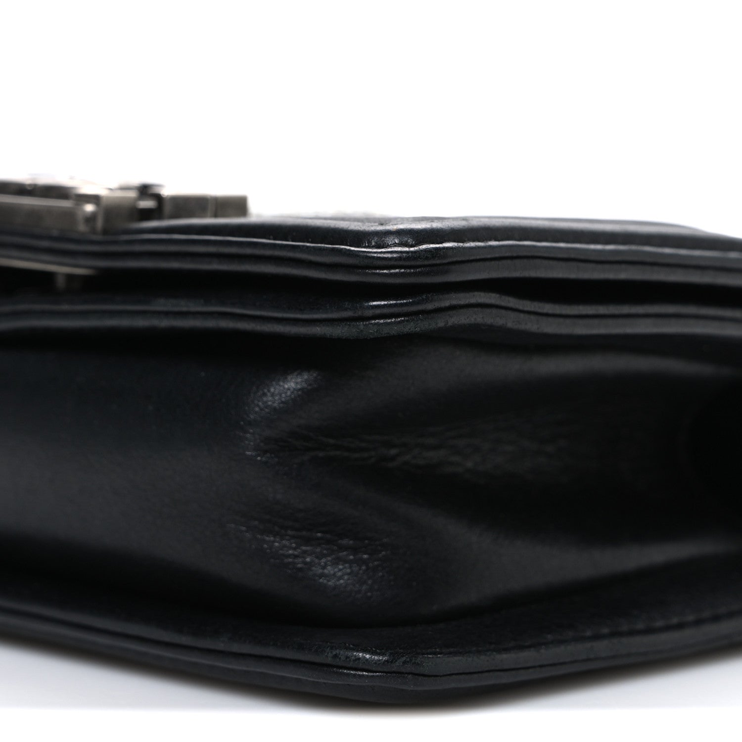 Chanel Galuchat Stingray Mini Boy Flap Black Silver 10 of 10