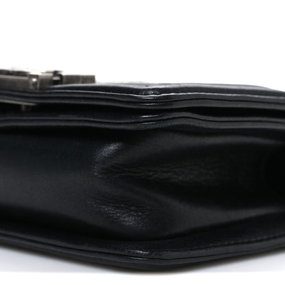 Chanel Galuchat Stingray Mini Boy Flap Black Silver 10 of 10