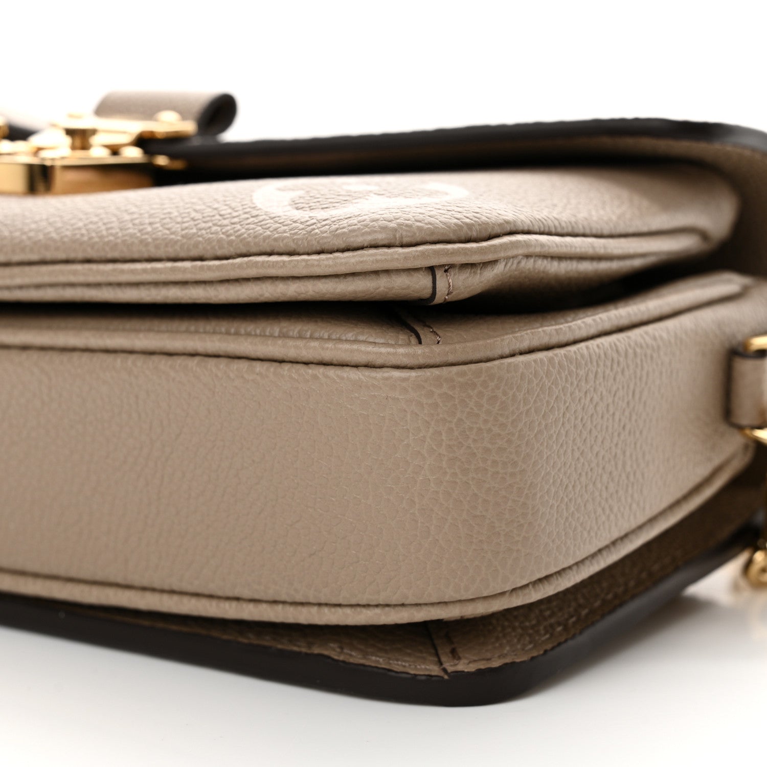 Louis Vuitton Empreinte Monogram Giant Pochette Metis East West Tourterelle Creme 9 of 9