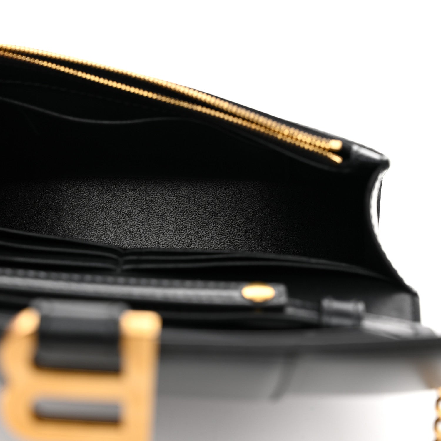 Balenciaga Shiny Box Calfskin Hourglass Chain Bag Black 5 of 9