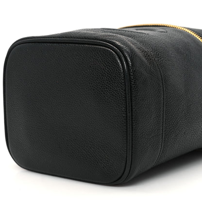 Chanel Caviar Vanity Cosmetic Case Black 11 of 12