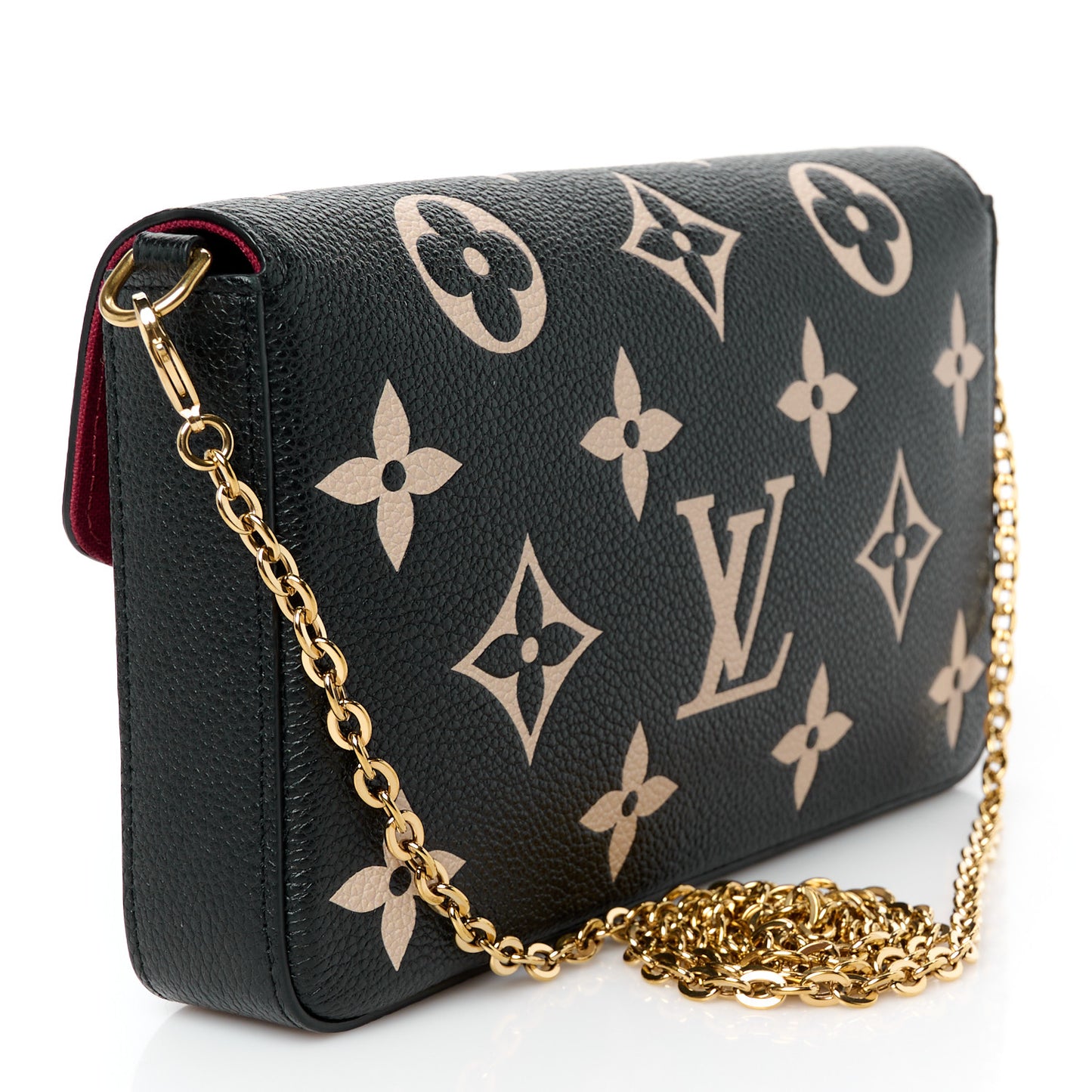 Empreinte Monogram Giant Felicie Pochette Black Beige
