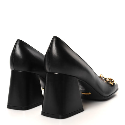 Gucci Malaga Kid Horsebit 75mm Pumps 37 Black 4 of 9