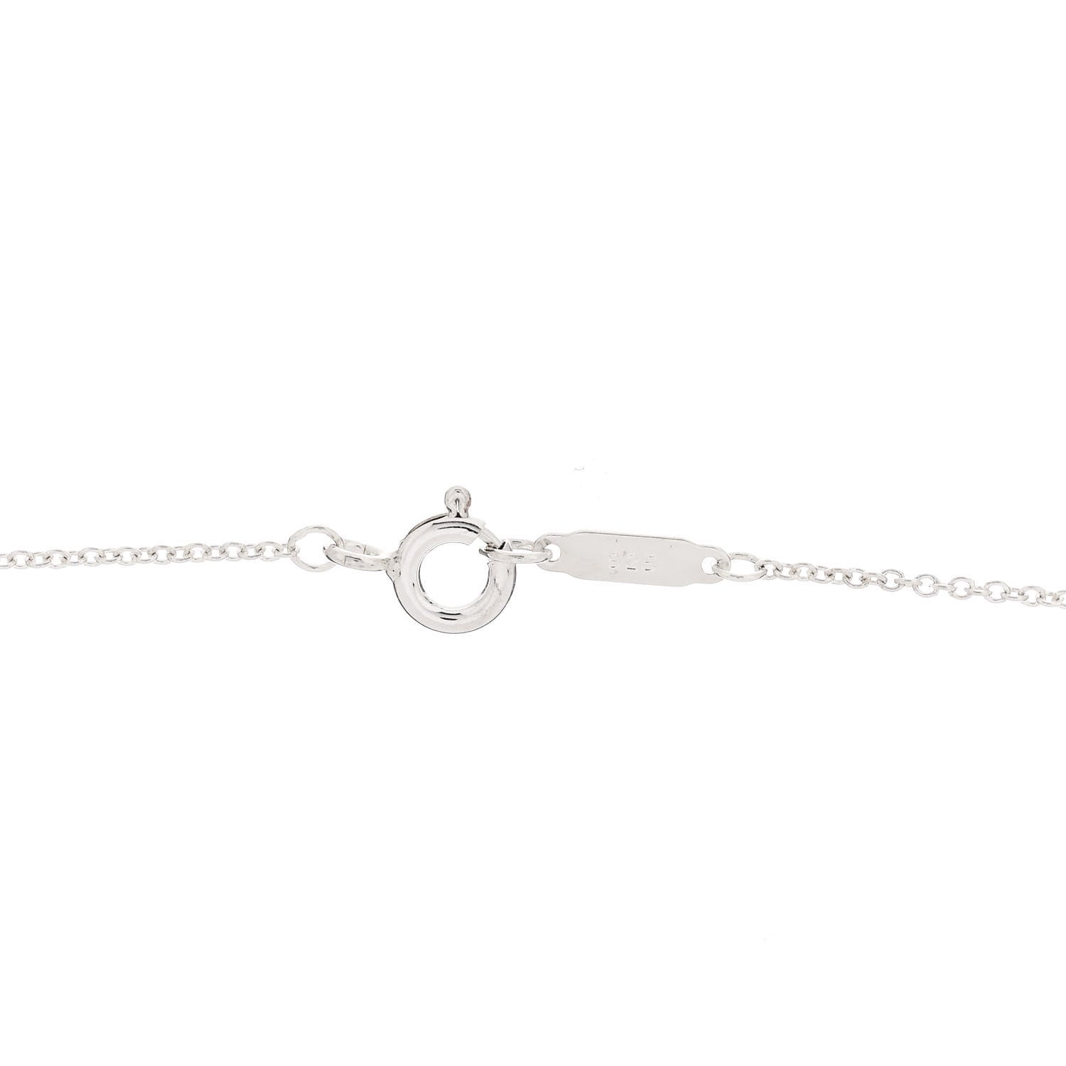 Tiffany Sterling Silver 18K Rose Gold 1837 Interlocking Circles Pendant Necklace 5 of 5