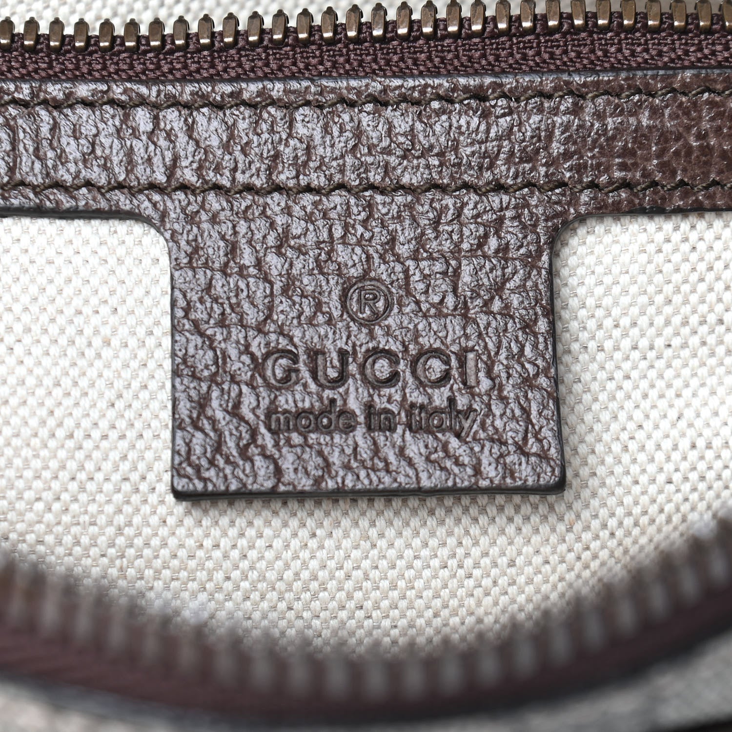 Gucci Soft GG Supreme Monogram Medium Ophidia Belt Bag Dark Brown 5 of 8