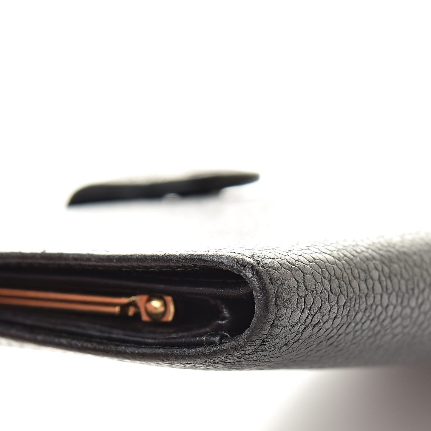 Caviar Timeless CC French Wallet Black