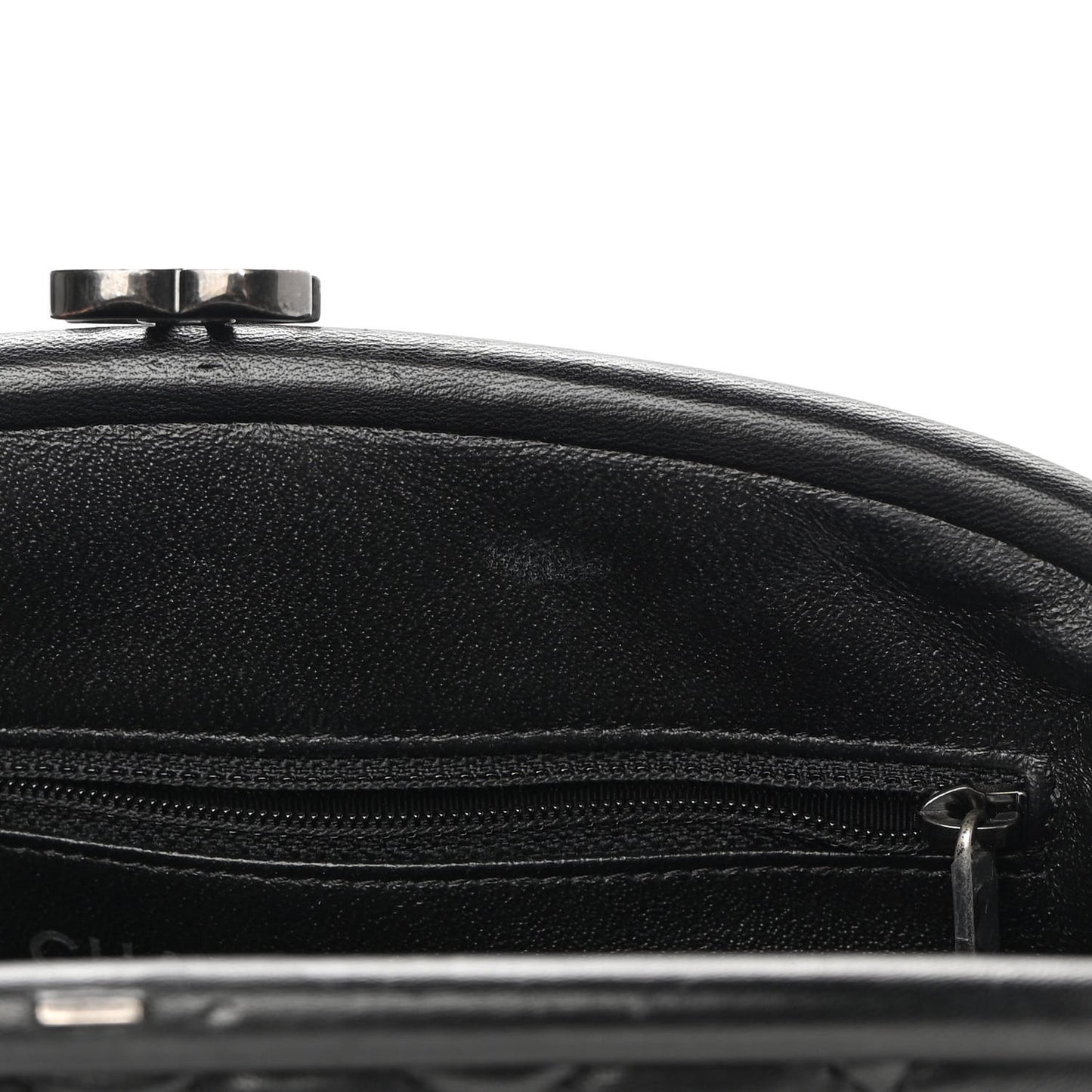 Lambskin Quilted Timeless Clutch Black