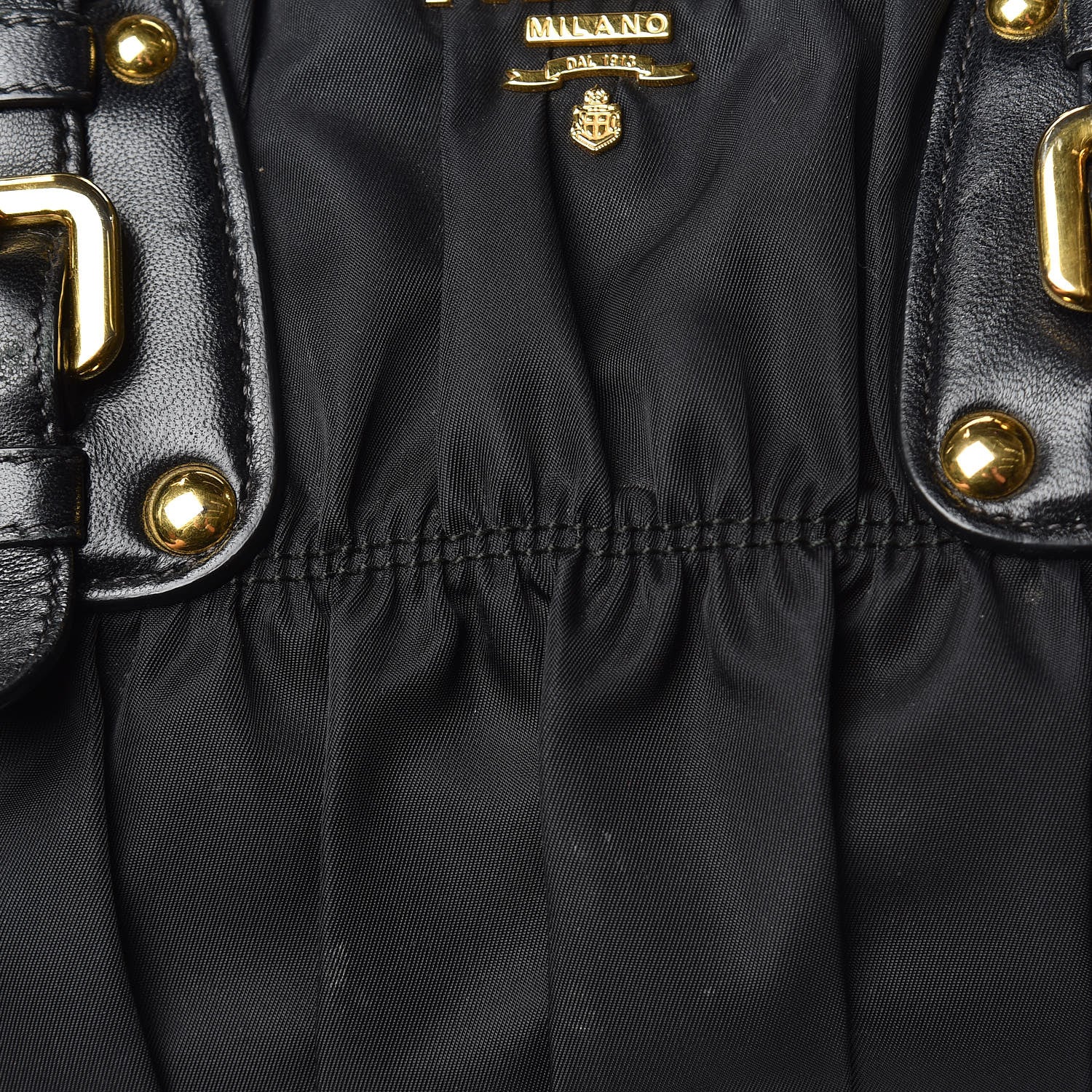 Prada Tessuto Nylon Gaufre Shopping Satchel Black 16 of 16