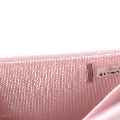 Chanel Caviar Quilted Coco Candy Card Holder On Chain Light Pink 10 of 12