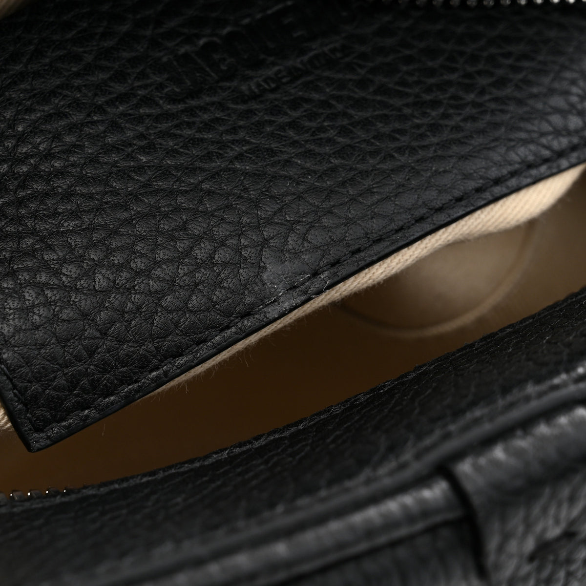 Grained Calfskin Le Petit Turismo Black