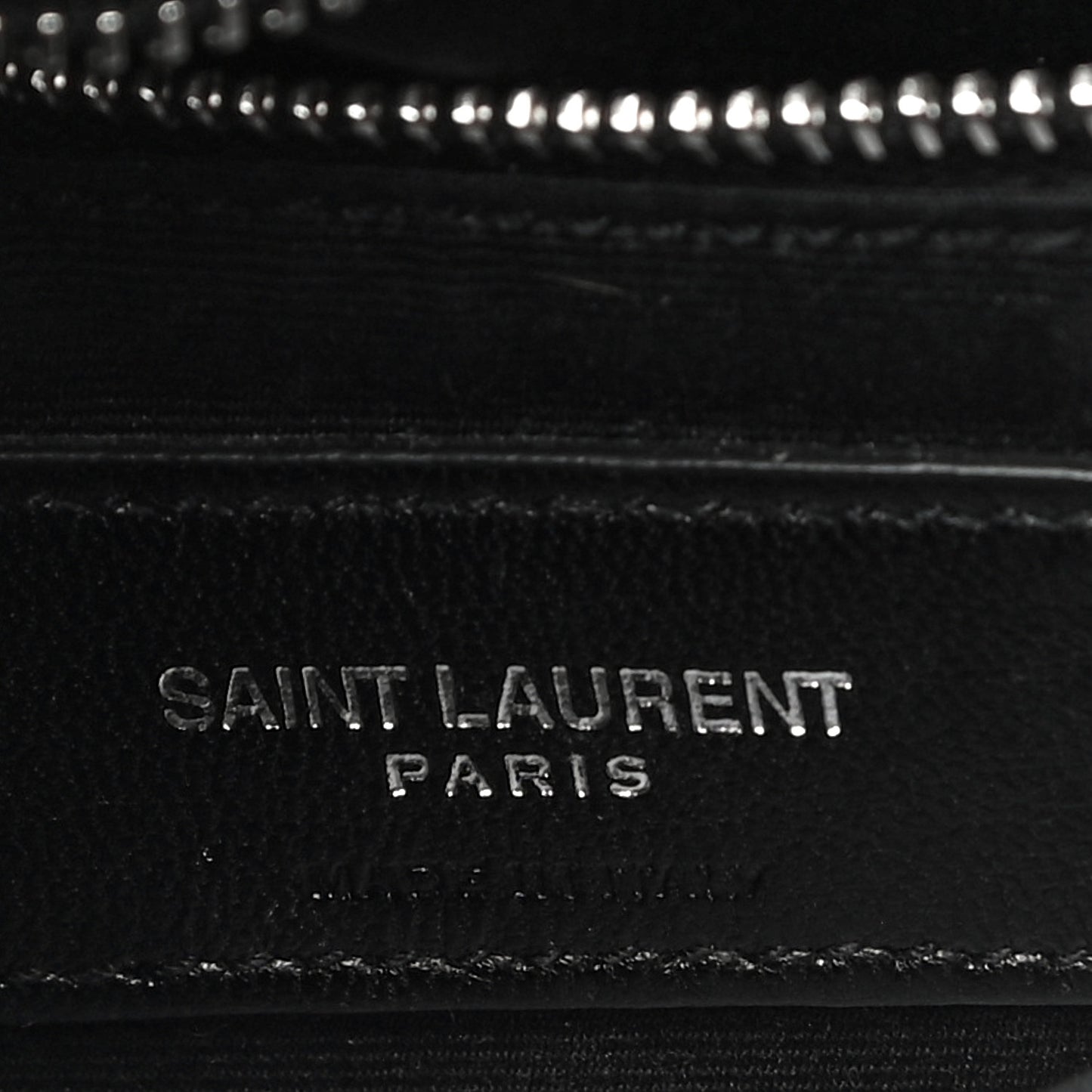 Calfskin Y Quilted Monogram Toy Loulou Crossbody Bag Black