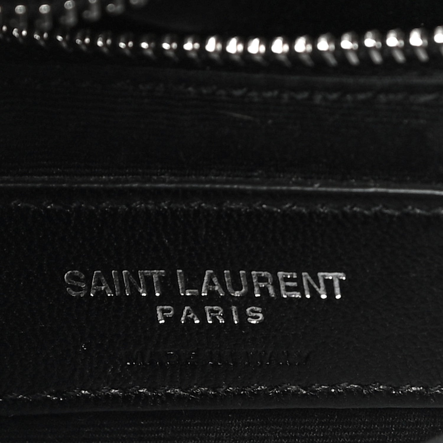 Saint Laurent Calfskin Y Quilted Monogram Toy Loulou Crossbody Bag Black 6 of 13