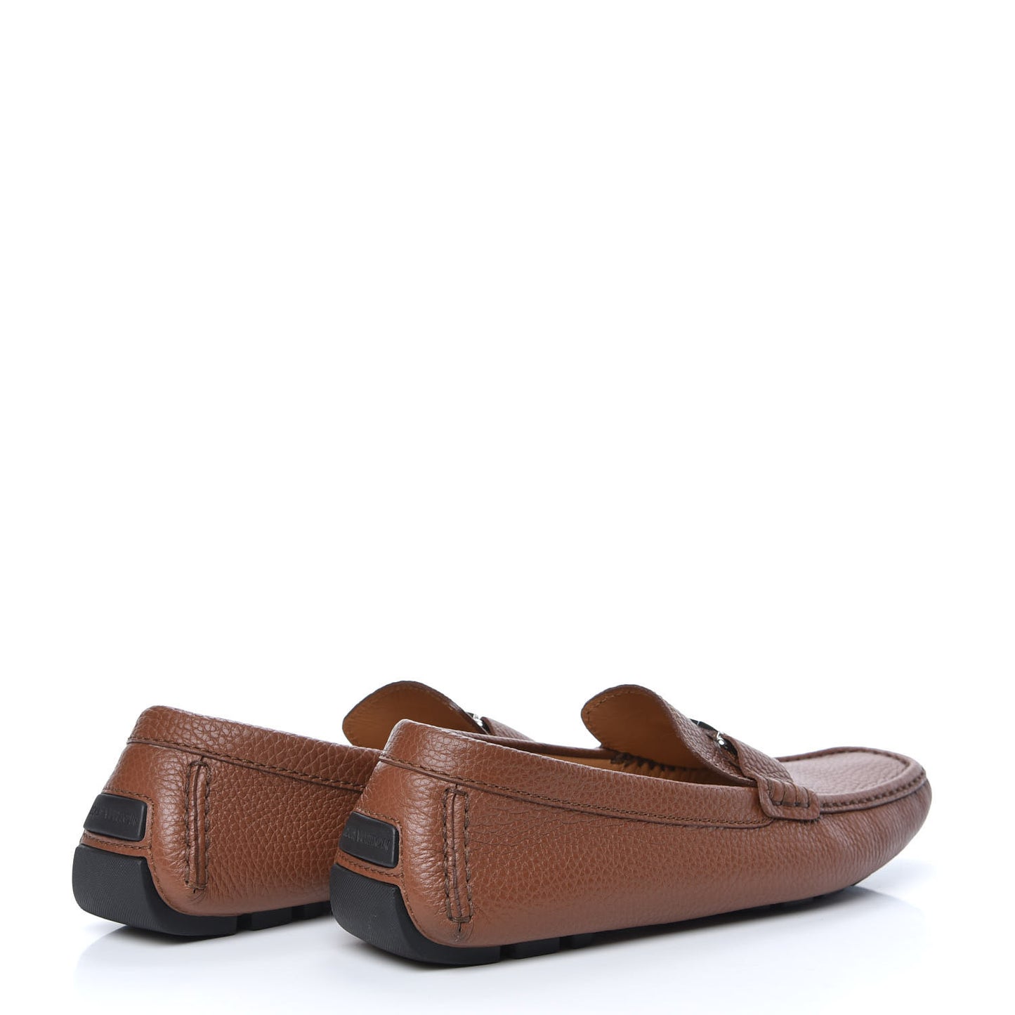Calfskin Monte Carlo Moccasin Loafers 9 Cognac