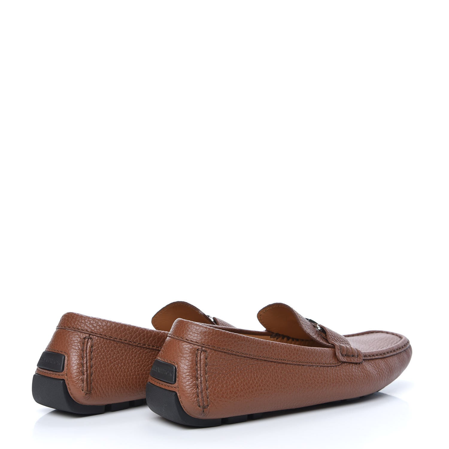 Louis Vuitton Calfskin Monte Carlo Moccasin Loafers 9 Cognac 4 of 10