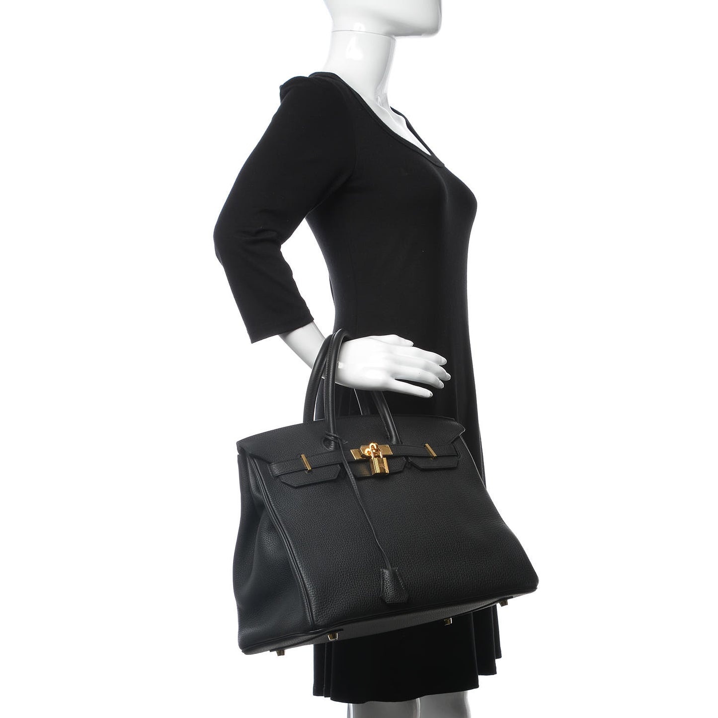 Togo Birkin 35 Black