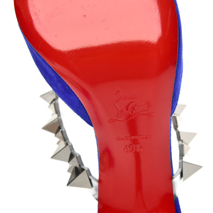 Christian Louboutin Veau Velours Specchio Planet Choc 80 Mule 40.5 Elixir 7 of 8