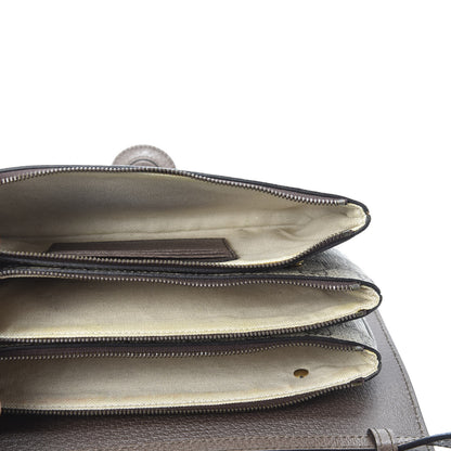 Gucci GG Supreme Monogram Web Ophidia Flap Messenger Bag Beige New Acero 4 of 9