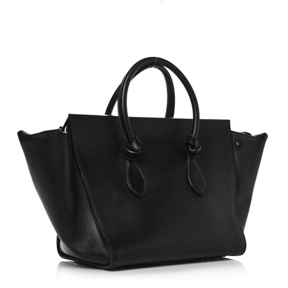 Celine Smooth Calfskin Small Tie Knot Tote Black 3 of 14