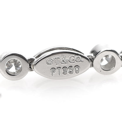 Tiffany Platinum Diamond Jazz Earrings 4 of 5