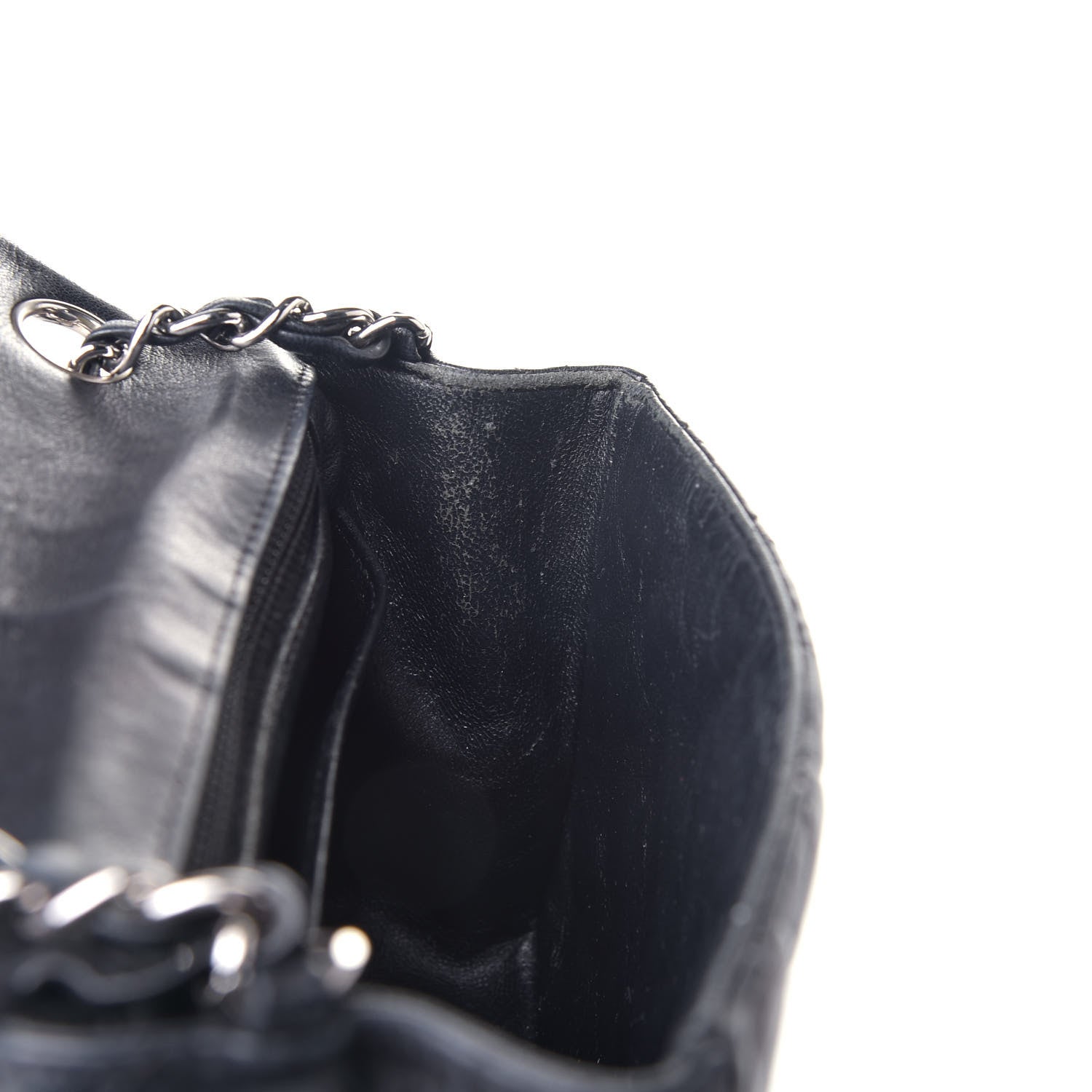 Chanel Lambskin Quilted Mini Square Flap Black 10 of 11