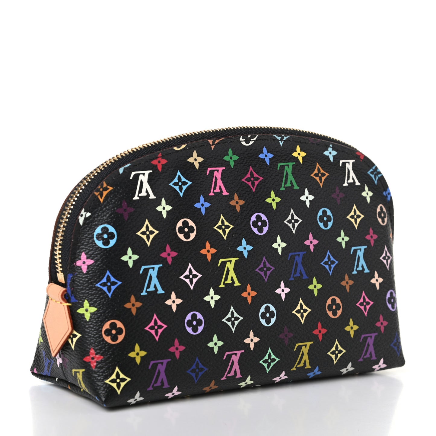 Monogram Multicolor Cosmetic Pouch Black Grenade