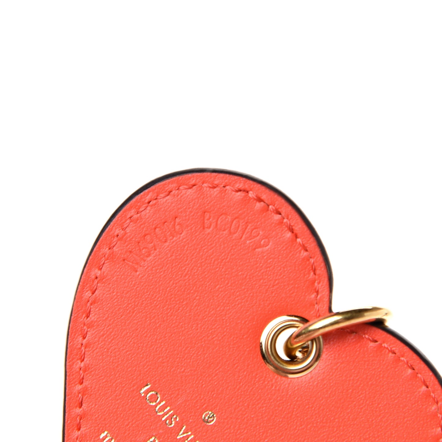 Vernis Degrade Love Lock Heart Key Holder Bag Charm Pink Red