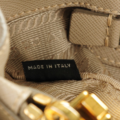 Prada Saffiano Lux Medium Tote Pomice 8 of 10