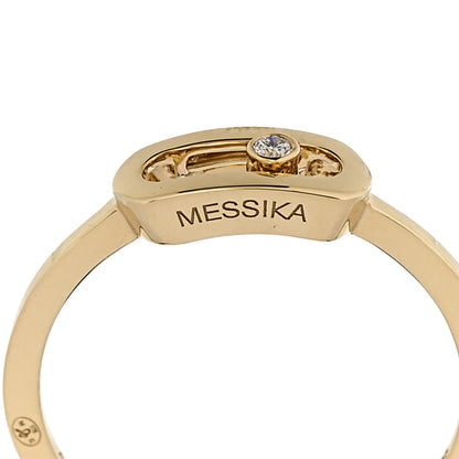 Messika 18K Yellow Gold Diamond Move Uno Ring 52 6 6 of 7
