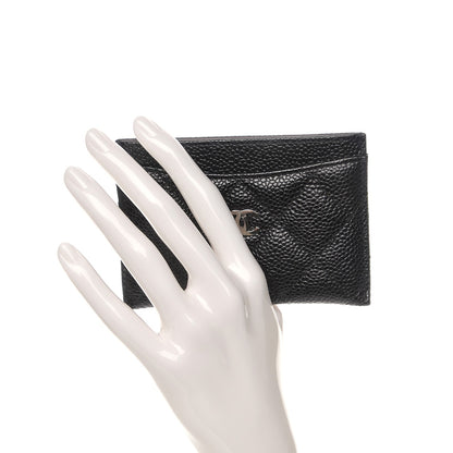 Chanel Caviar Quilted Card Holder Black 2 of 8