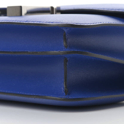 Hermes Tadelakt Constance 18 Bleu Electrique 9 of 11