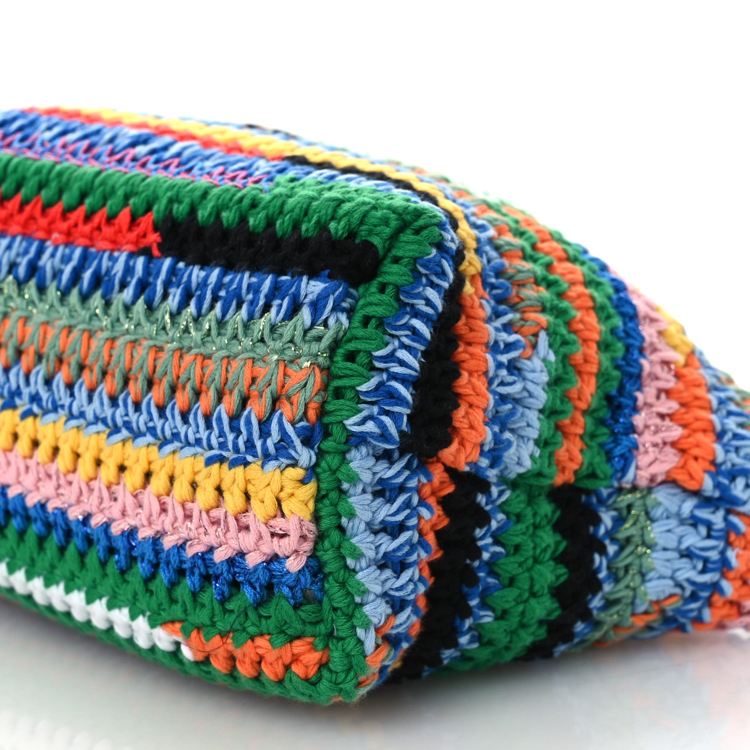 Miu Miu Fabric Crochet Pouch Multicolor 10 of 12