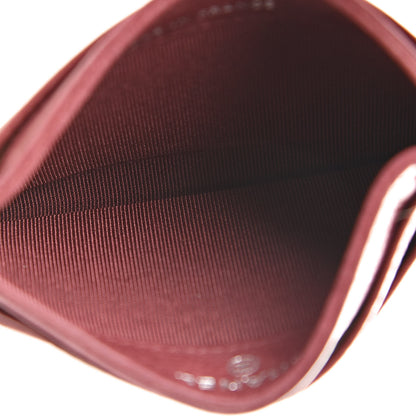 Chanel Caviar Timeless CC Card Holder Bordeaux 5 of 15