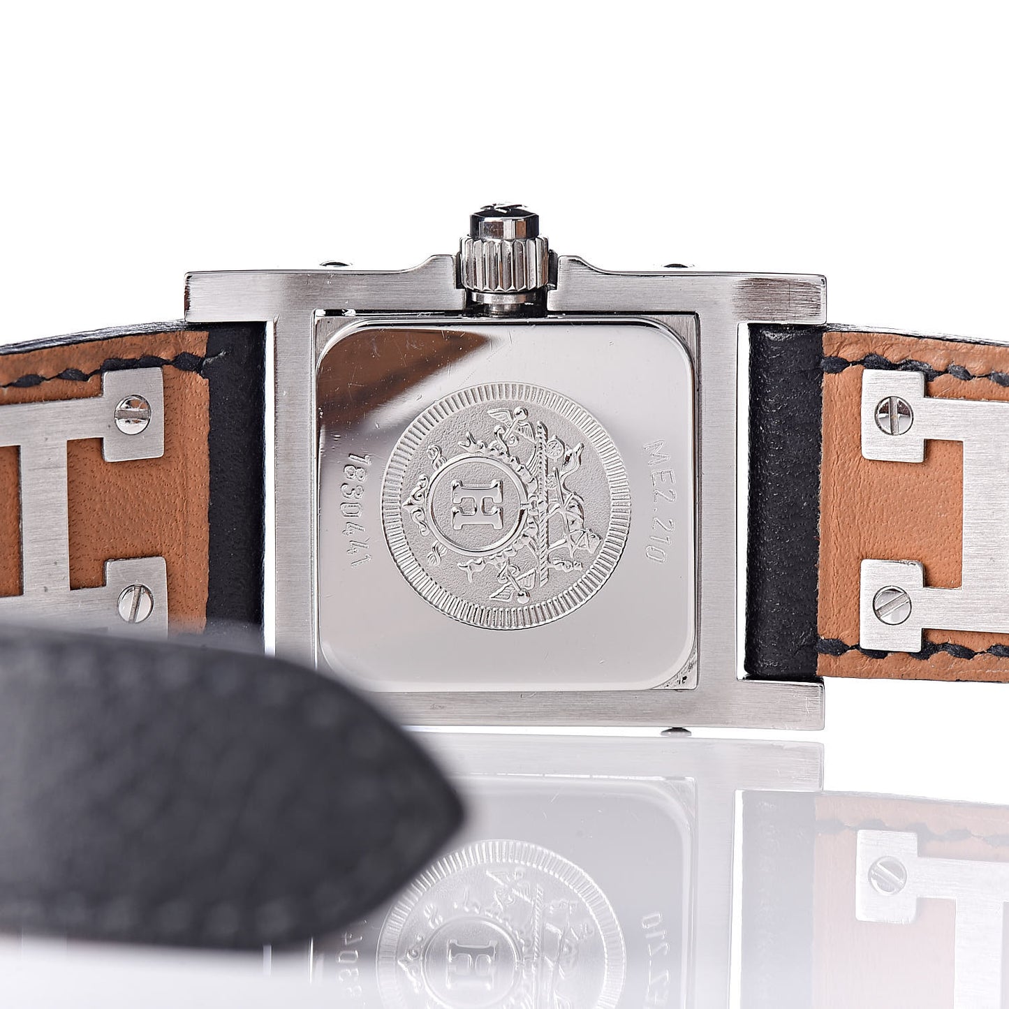 Stainless Steel Epsom 23mm Medor Quartz Watch Noir