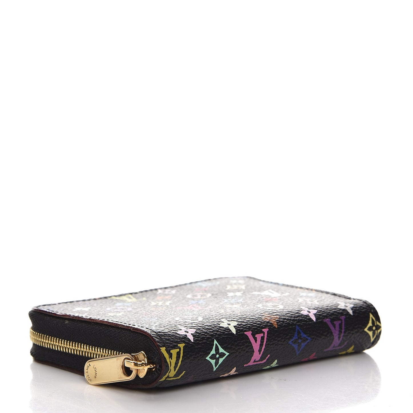 Monogram Multicolor Zippy Coin Purse Black Violet