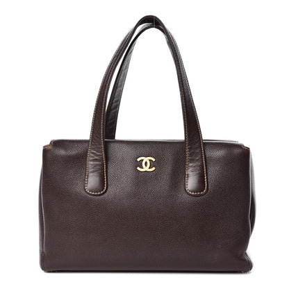 Chanel Caviar Small Tote Brown 1 of 21