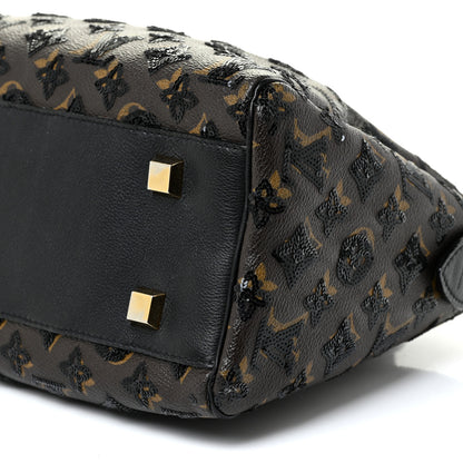 Louis Vuitton Monogram Sequins Eclipse Speedy 28 Black 9 of 11
