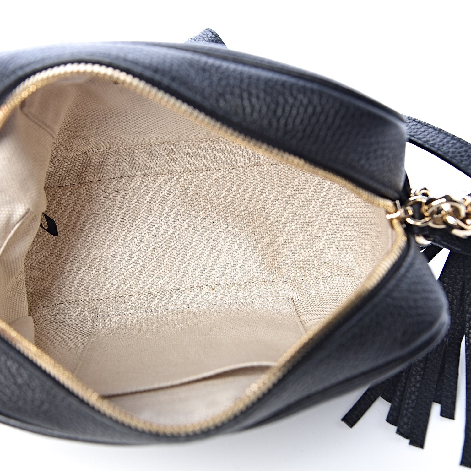 Gucci Pebbled Calfskin Small Soho Disco Bag Black 5 of 10