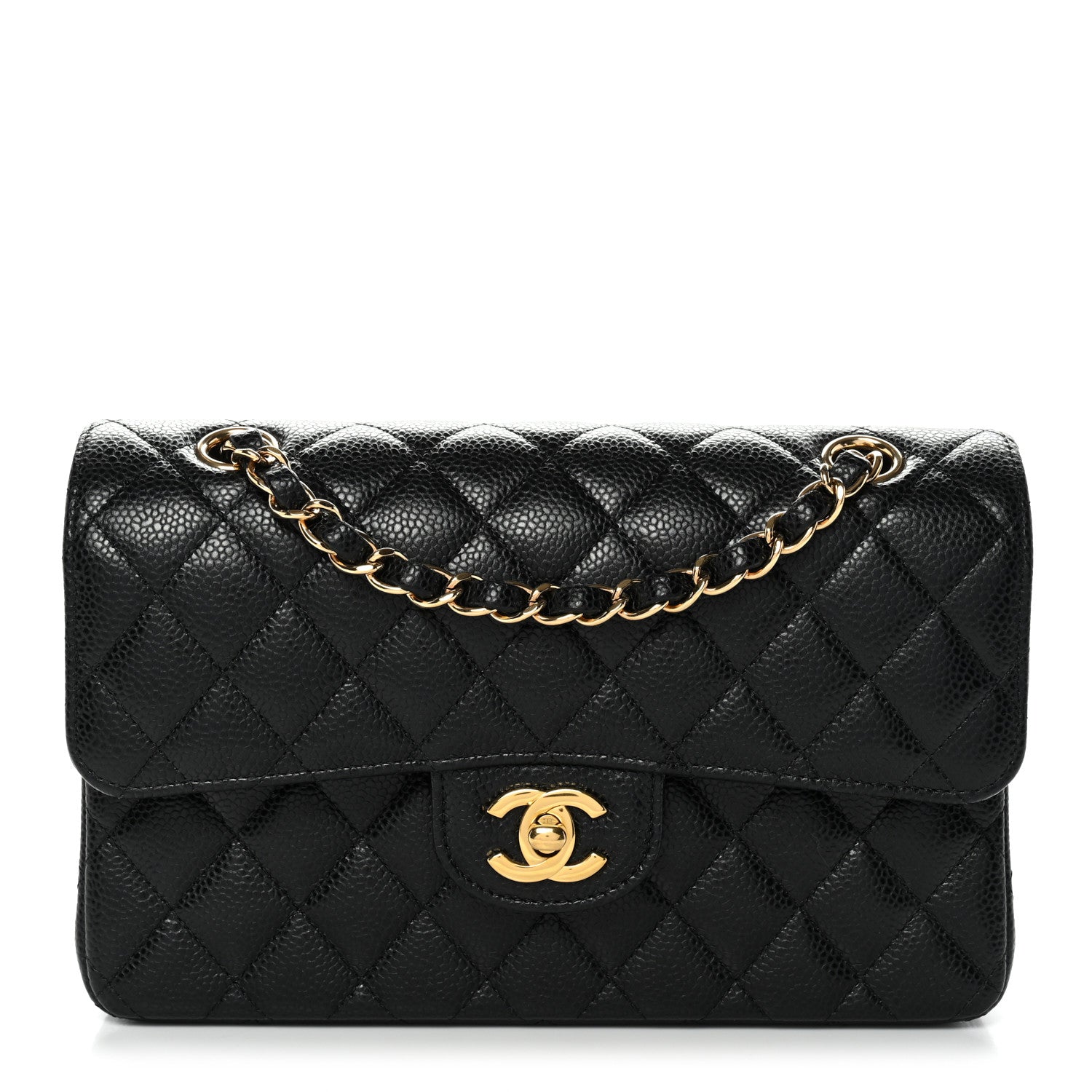 Chanel Caviar Quilted Small Double Flap Black 1 of 10