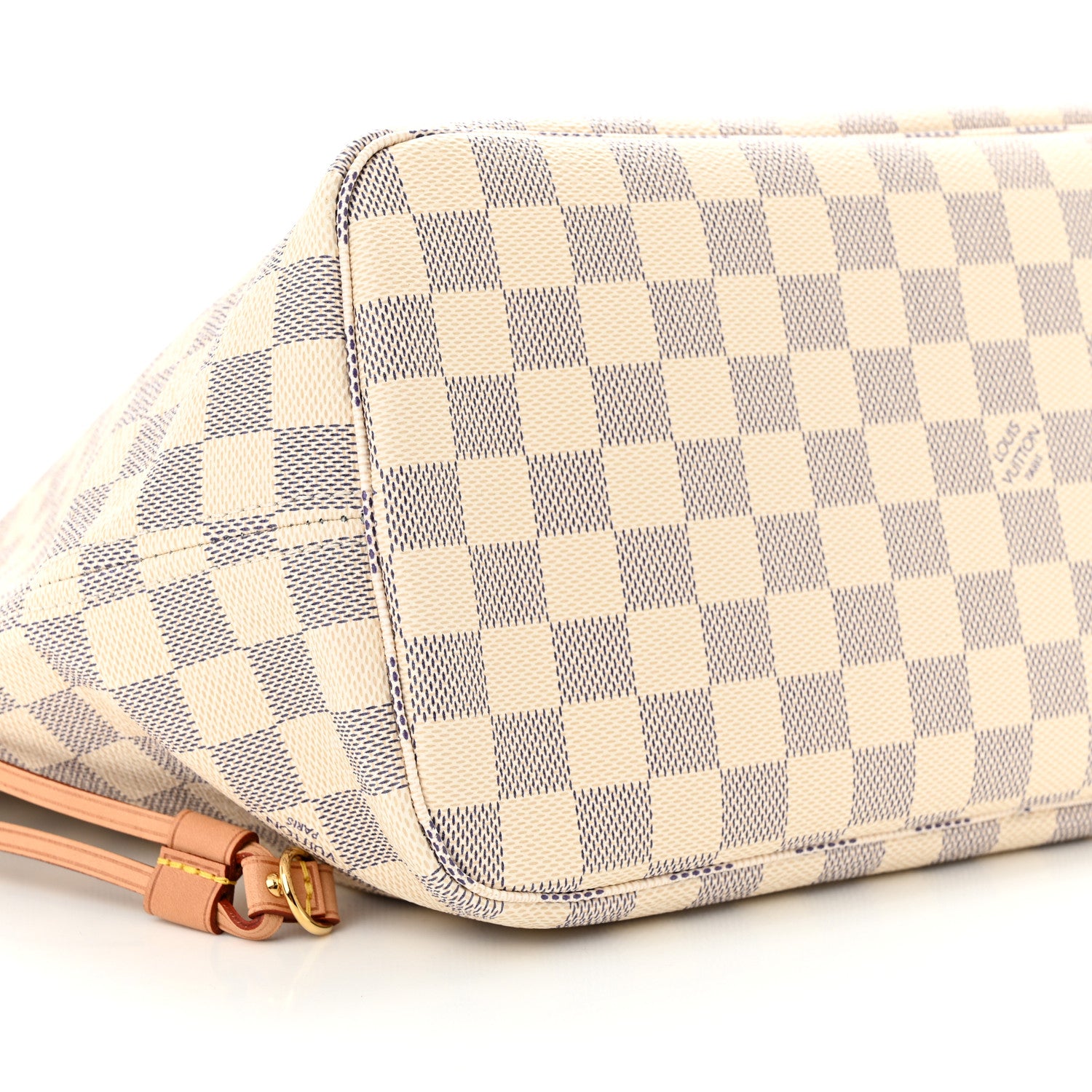Louis Vuitton Damier Azur Neo Neverfull MM Rose Ballerine 9 of 10