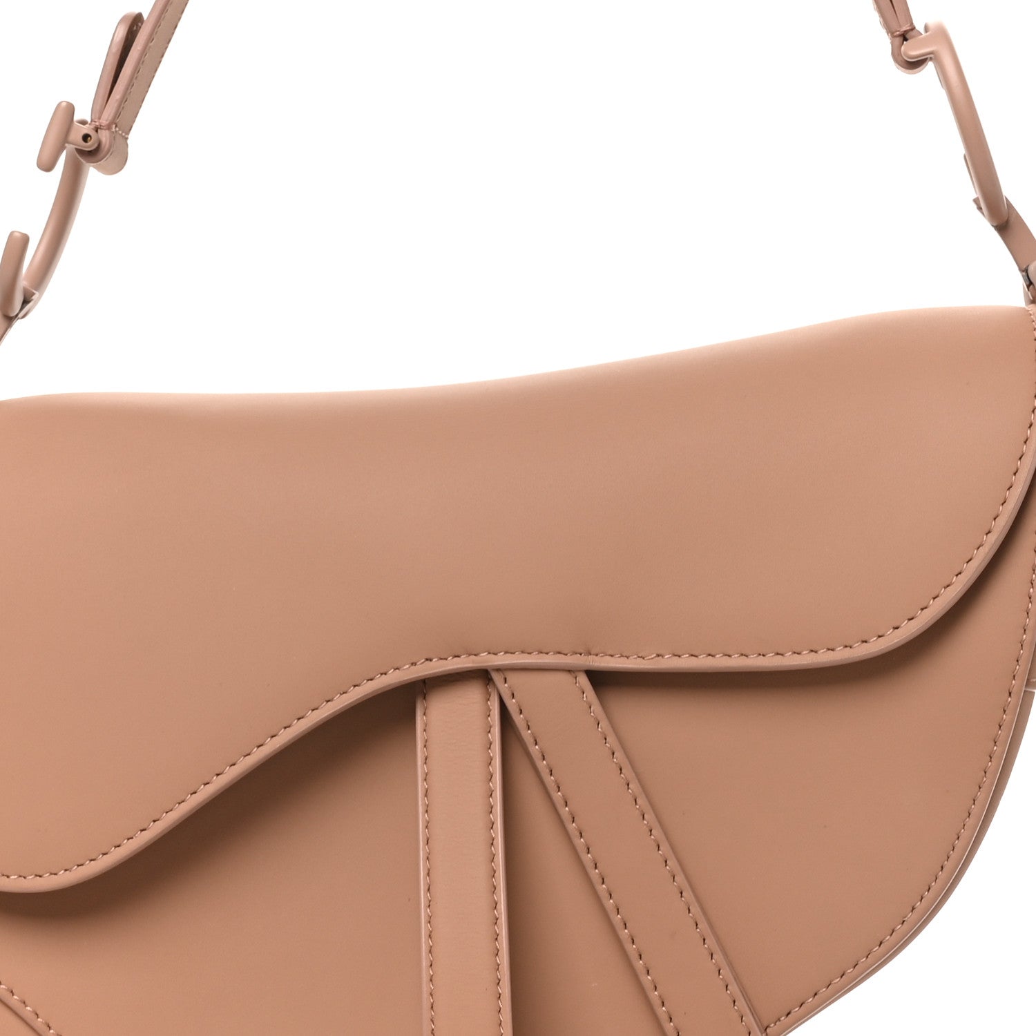 Christian Dior Ultra Matte Calfskin Saddle Bag Blush 1929074