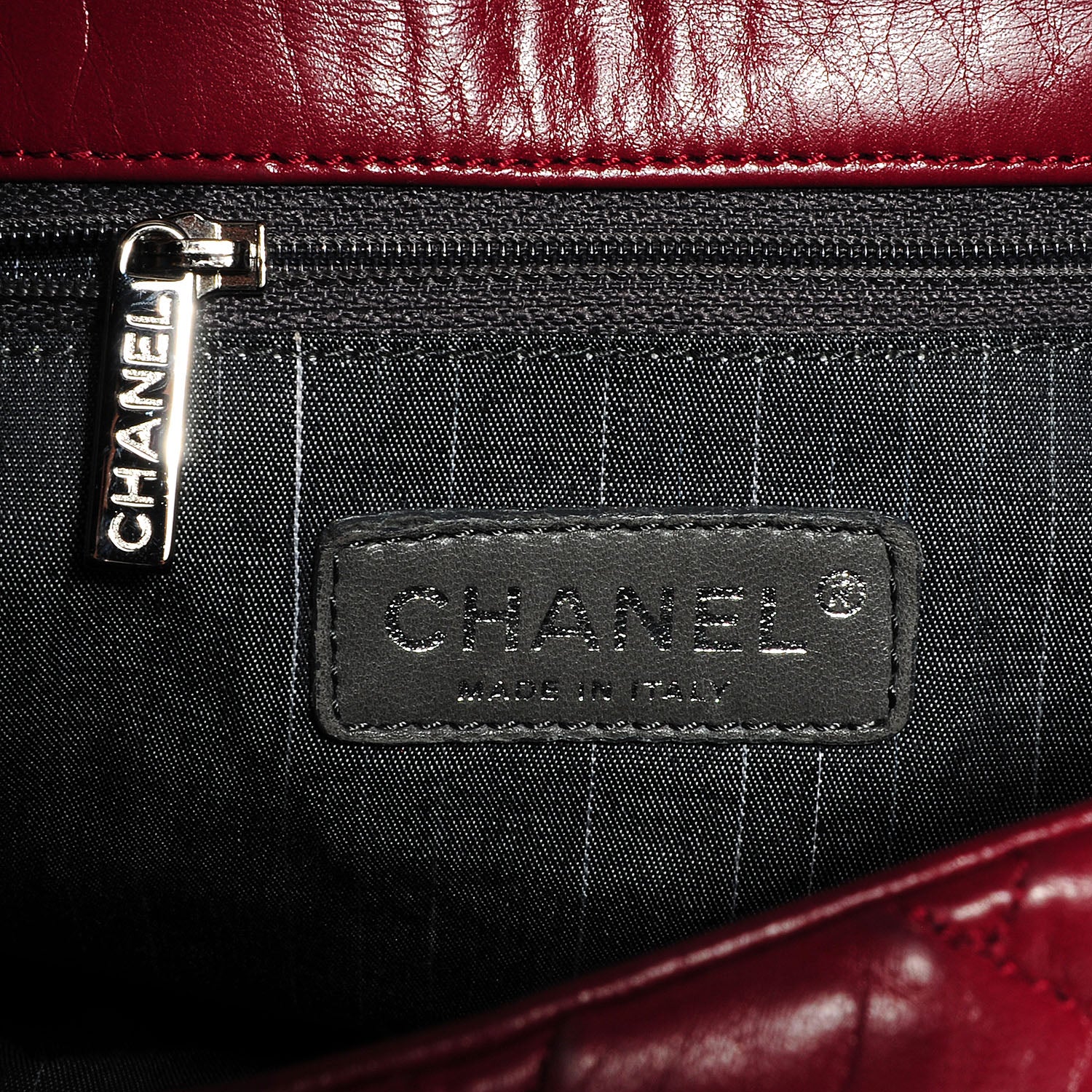 Chanel Lambskin In And Out Maxi Flap Red 6 of 7