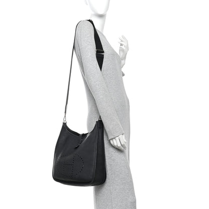 Hermes Taurillon Clemence Evelyne III GM Black 2 of 10