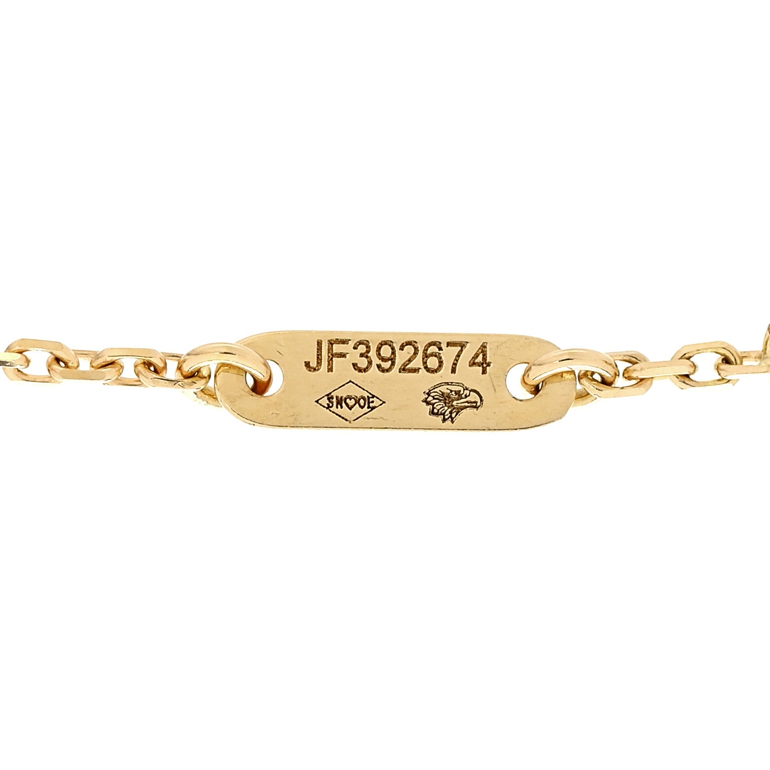 Van Cleef & Arpels 18K Yellow Gold Mother of Pearl Sweet Alhambra Bracelet 5 of 6