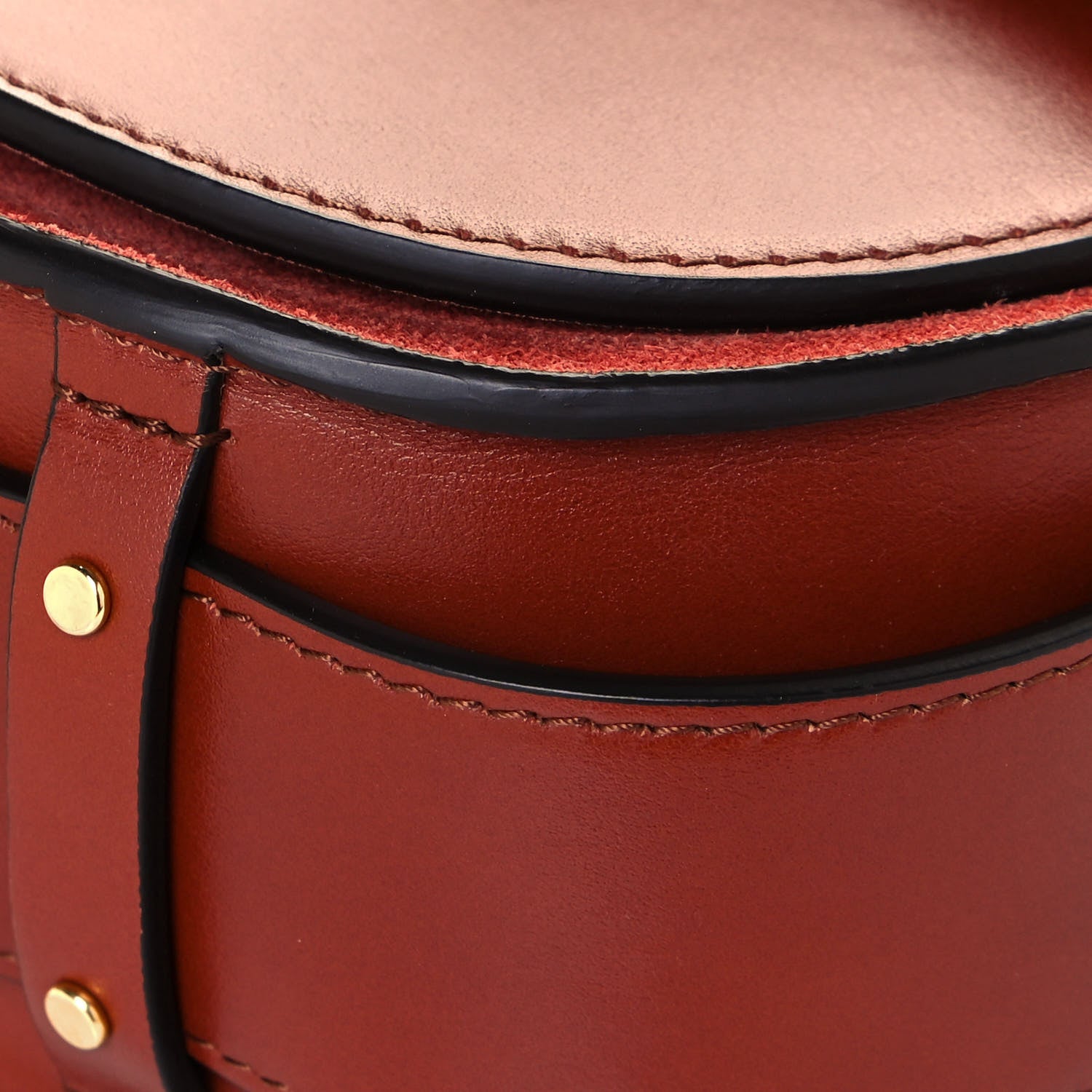 Chloe Calfskin Small Tess Bag Sepia Brown 9 of 14