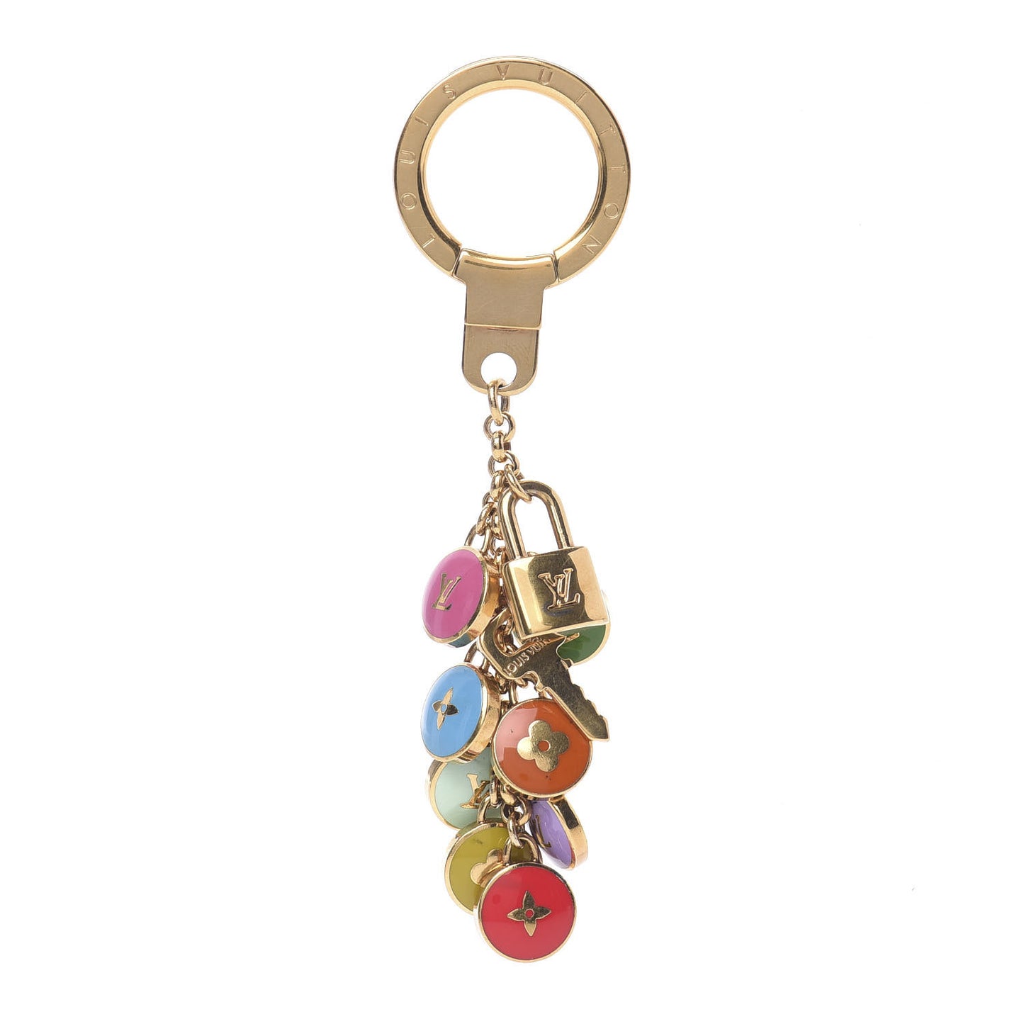 Pastilles Key Chain Bag Charm Multicolor