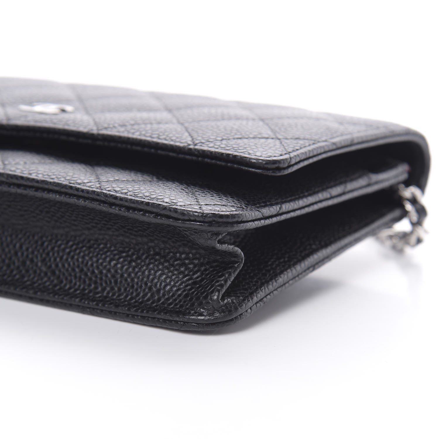 Chanel Caviar Quilted Wallet On Chain WOC Black 11 of 11