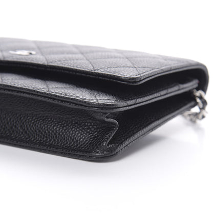 Chanel Caviar Quilted Wallet On Chain WOC Black 11 of 11