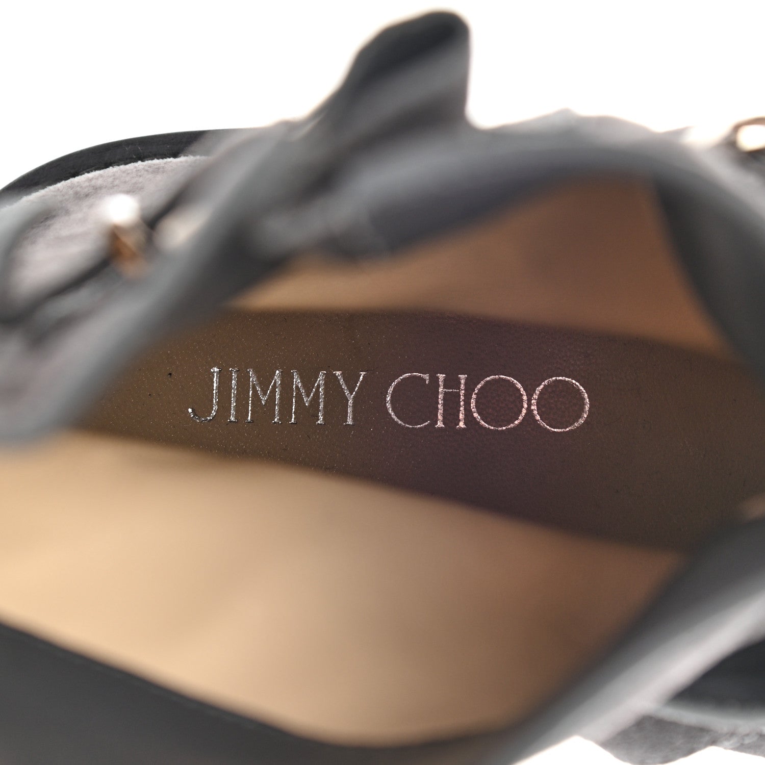 Jimmy Choo Suede Youth Biker Boots 38 Grey 7 of 7