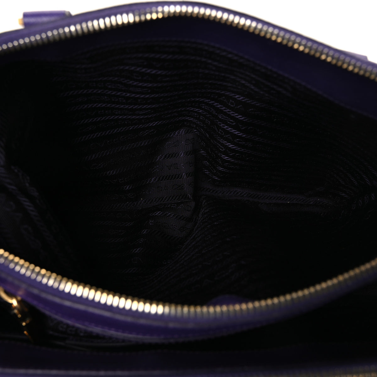Prada Saffiano Medium Galleria Double Zip Tote Viola 6 of 13